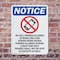 Signmission No Cell Phones Allowed, 10 in W x Rectangle, Plastic OS-2PACK-NS-P-1014-V-14422 - alternate 5